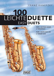 100 Easy Duets Alto Sax or Tenor Sax cover Thumbnail